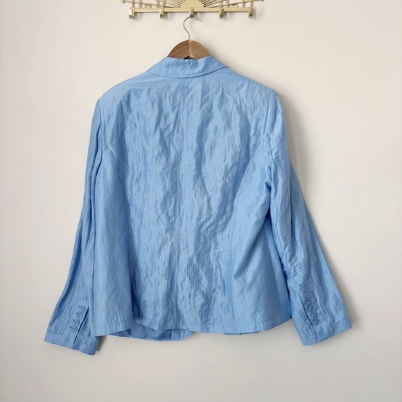 Bianca Modal Blazer Jacket 44 US 14 Blue Pockets - Picture 4 of 10